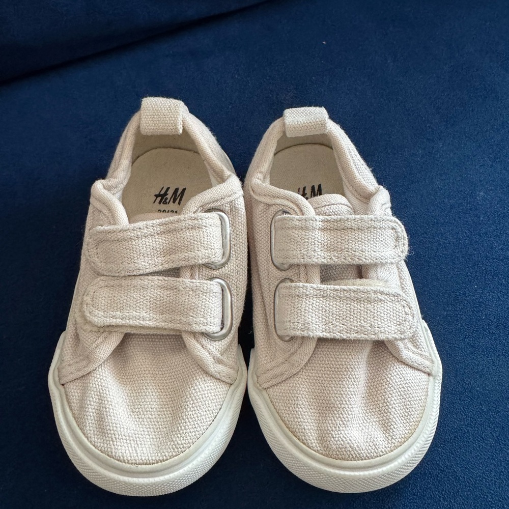 H&M Kids Beige Canvas Sneakers